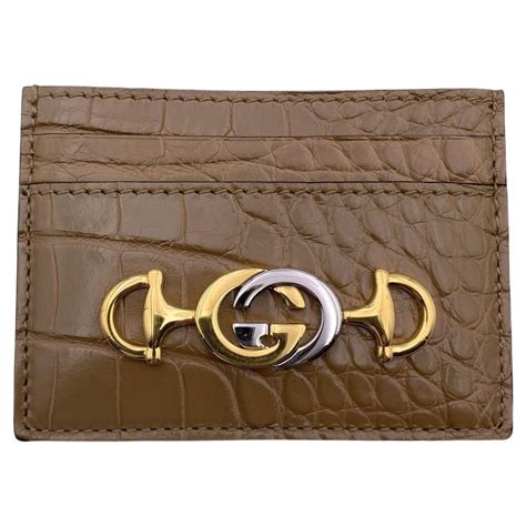 gucci lanyard card holder|gucci zumi card case wallet.